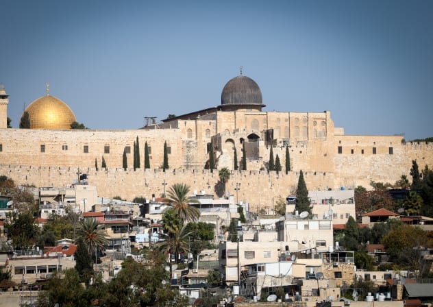 A view of Silwan, next to the Old City of Jerusalem and the al-Aqsa Mosque, November 13, 2024; illustrative.
