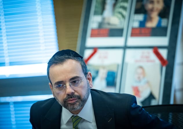 MK Uriel Buso attends a National Security committee meeting at the Knesset, the Israeli parliament on December 14, 2025.