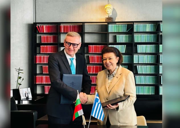 Signing of a Memorandum of Understanding between the Ministers of Culture of Greece and Bulgaria, Lina Mendoni and Evtim Miloshev, September 30, 2026.