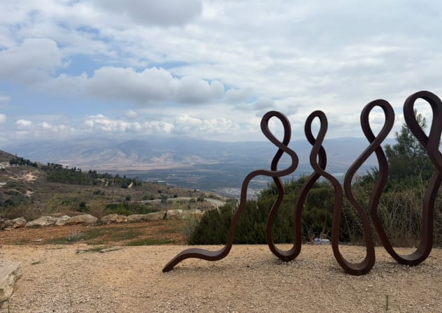 An overlook of Kiryat Shmona in northern Israel.