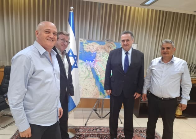 Habithonistim leadership meet with Defense Minister Israel Katz