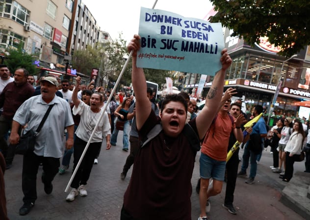 People rally in solidarity with LGBTQ+ community in Ankara Tuesday, 15th September 2026