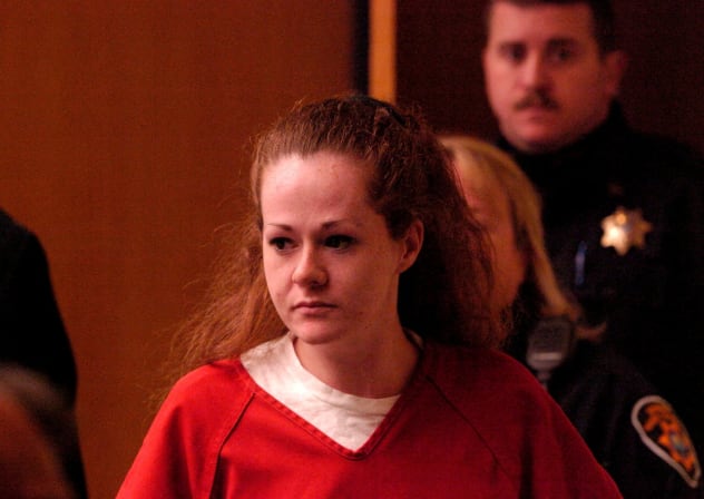 A picture taken on December 4, 2007 shows death row inmate Christa Pike entering a Knox County Criminal Court in Knoxville, Tennessee, US., obtained by Reuters on September 30, 2026.
