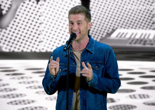 In this screengrab, Jonah Platt performs during Graduate Together: America Honors the High School Class of 2020, May 16, 2020.