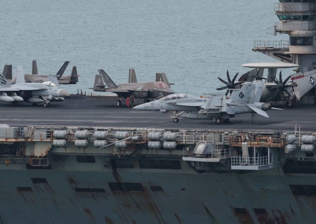 USS Abraham Lincoln sails toward Laem Chabang Port in Chonburi province, Thailand Wednesday, 2nd September 2026