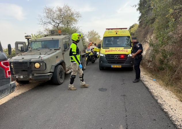 Rescue forces respond to explosion in northern Israel, October 12, 2026.