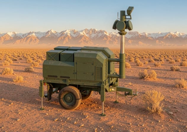 A Skapion autonomous counter-drone system.