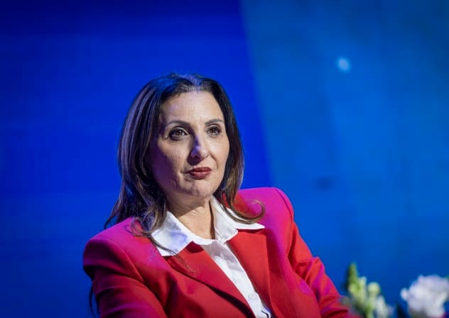 Fleur Hassan-Nahoum attends the FOZ Ambassadors Summit in Jerusalem, December 7, 2025. 