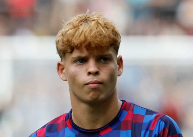 FC Barcelona's Orian Goren.