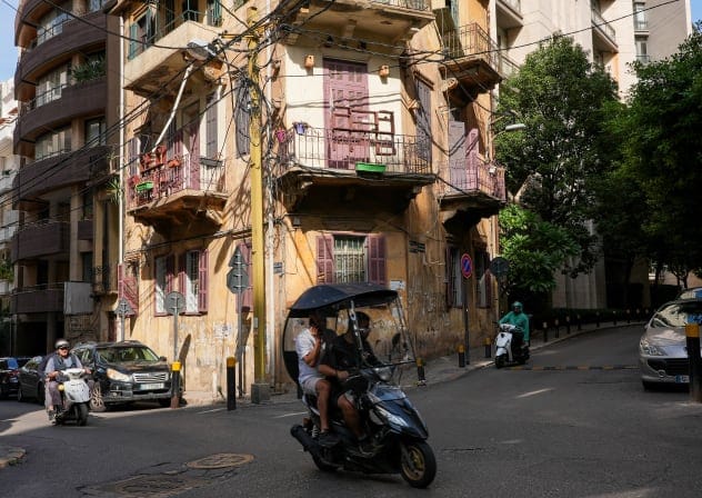 Motorcyclists ride on the streets of Beirut, Lebanon, October 20, 2026.