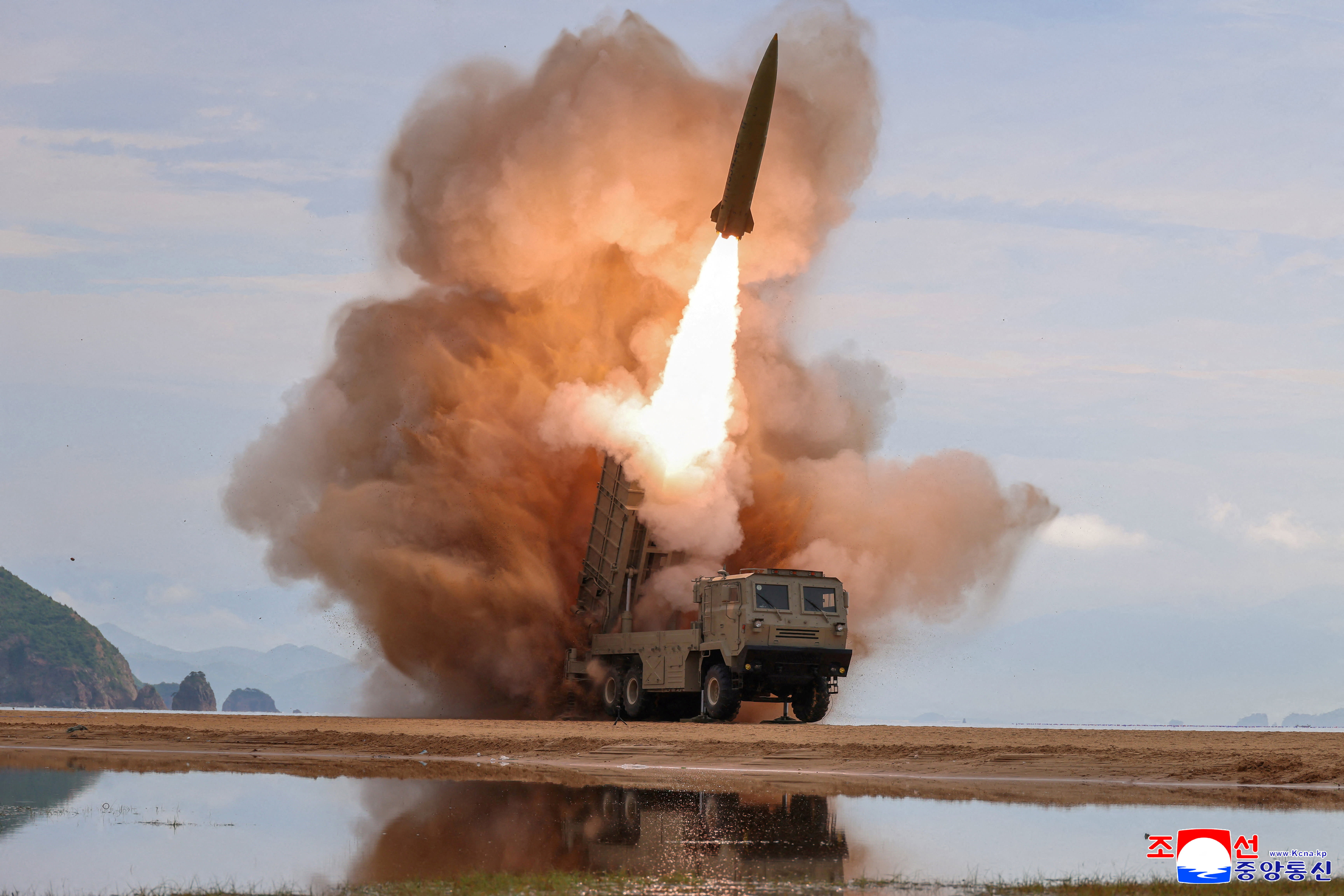 North Korea launches apparent ballistic missile into Korean Peninsula sea, Japan says