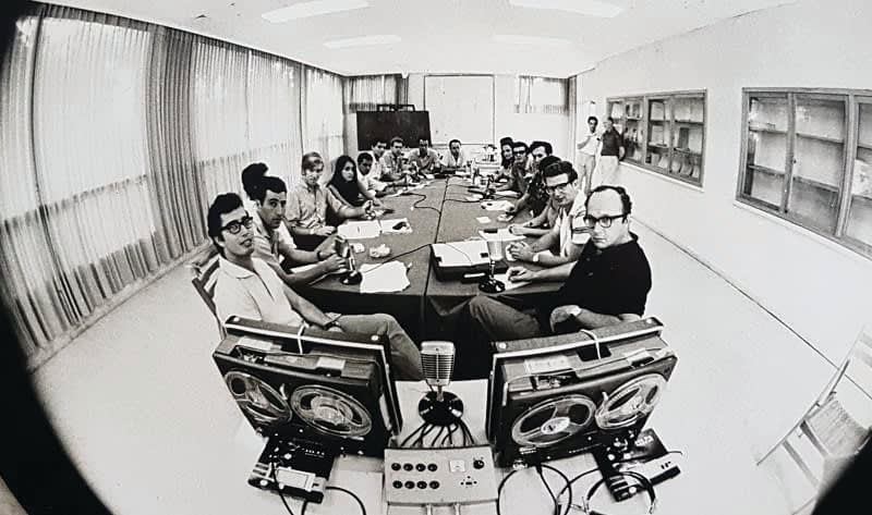Members of the Agranat Commission investigate the military’s failures in the prelude to the Yom Kippur War. (photo credit: Wikimedia Commons)