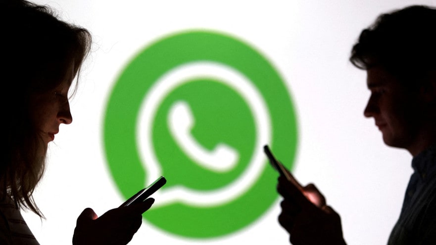 WhatsApp users. (photo credit: REUTERS)