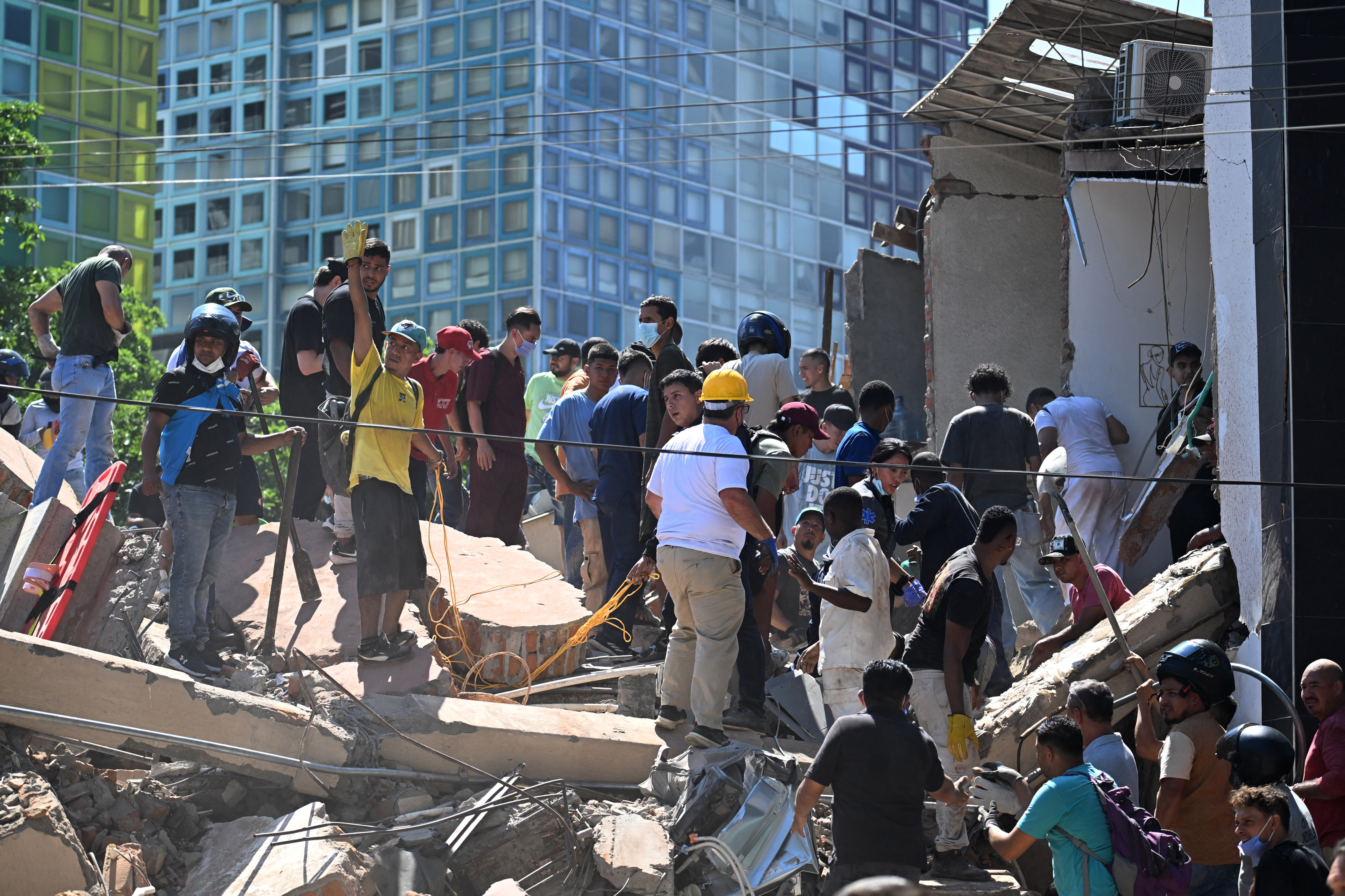 At least 20 killed, more trapped under rubble after 7.4 magnitude earthquake shakes Colombia