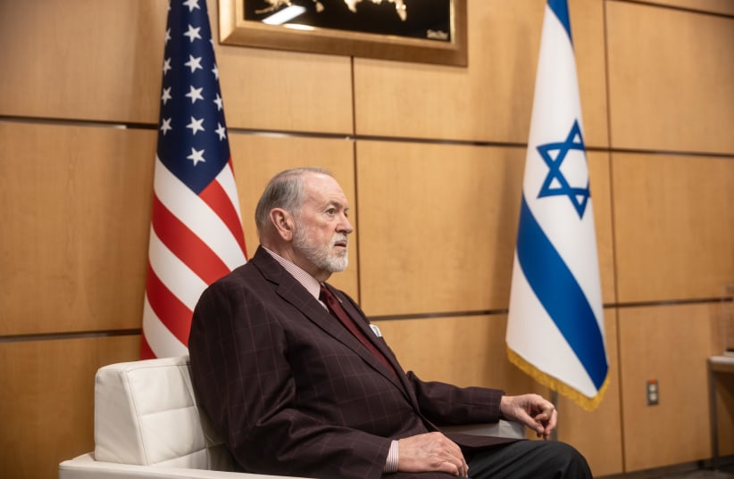 US Ambassador to Israel Mike Huckabee in coversation with The Jerusalem Post.