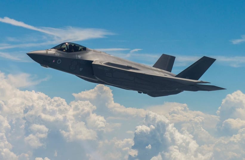 The F-35 "Adir" fighter jet.