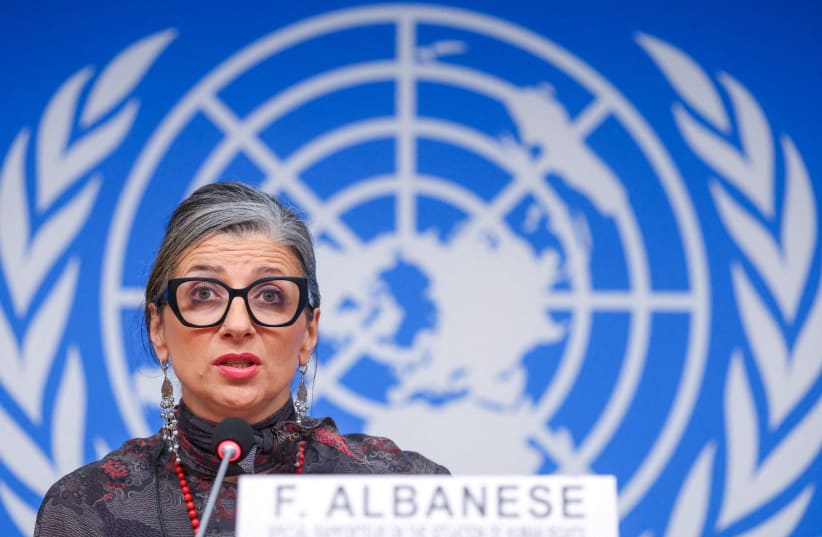 US says removal of UN expert Albanese from sanctions list is not a policy change