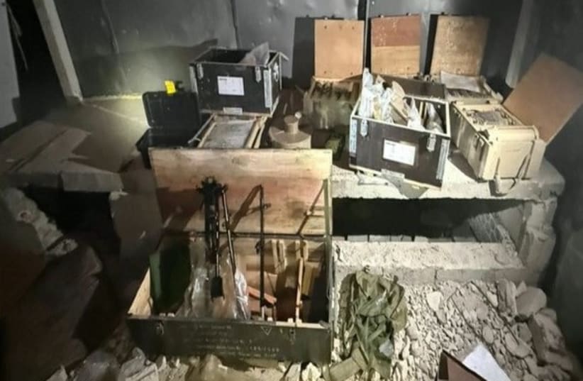 IDF raids Hezbollah weapon storage site, booby-trapped explosive facility