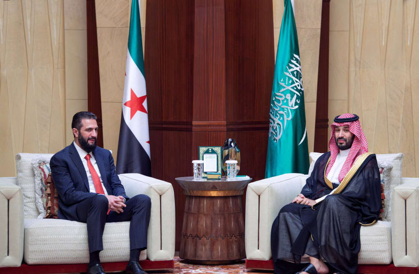 Syrian President Ahmed al-Sharaa meets Saudi Crown Prince Mohammed bin Salman in Riyadh Tuesday, 6th October 2026
