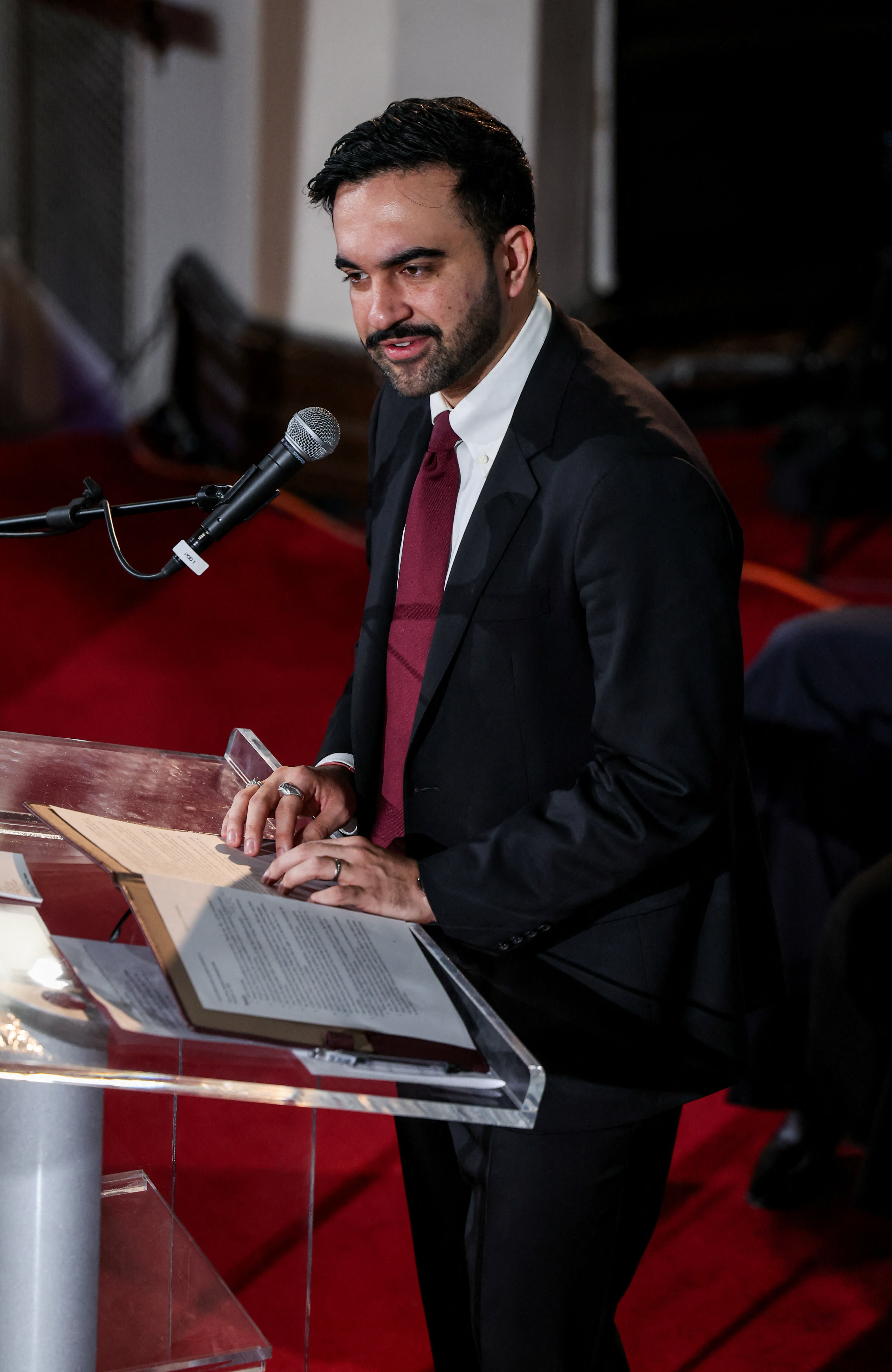 New York City Mayor Zohran Mamdani speaks at a church last month. Mamdani declared the attacks by the US and Israel on Iran as ‘catastrophic’ and ‘illegal,’ the writer notes. (photo credit: Shannon Stapleton/Reuters) New York City Mayor Zohran Mamdani speaks at a church last month. Mamdani declared the attacks by the US and Israel on Iran as ‘catastrophic’ and ‘illegal,’ the writer notes. (photo credit: Shannon Stapleton/Reuters)