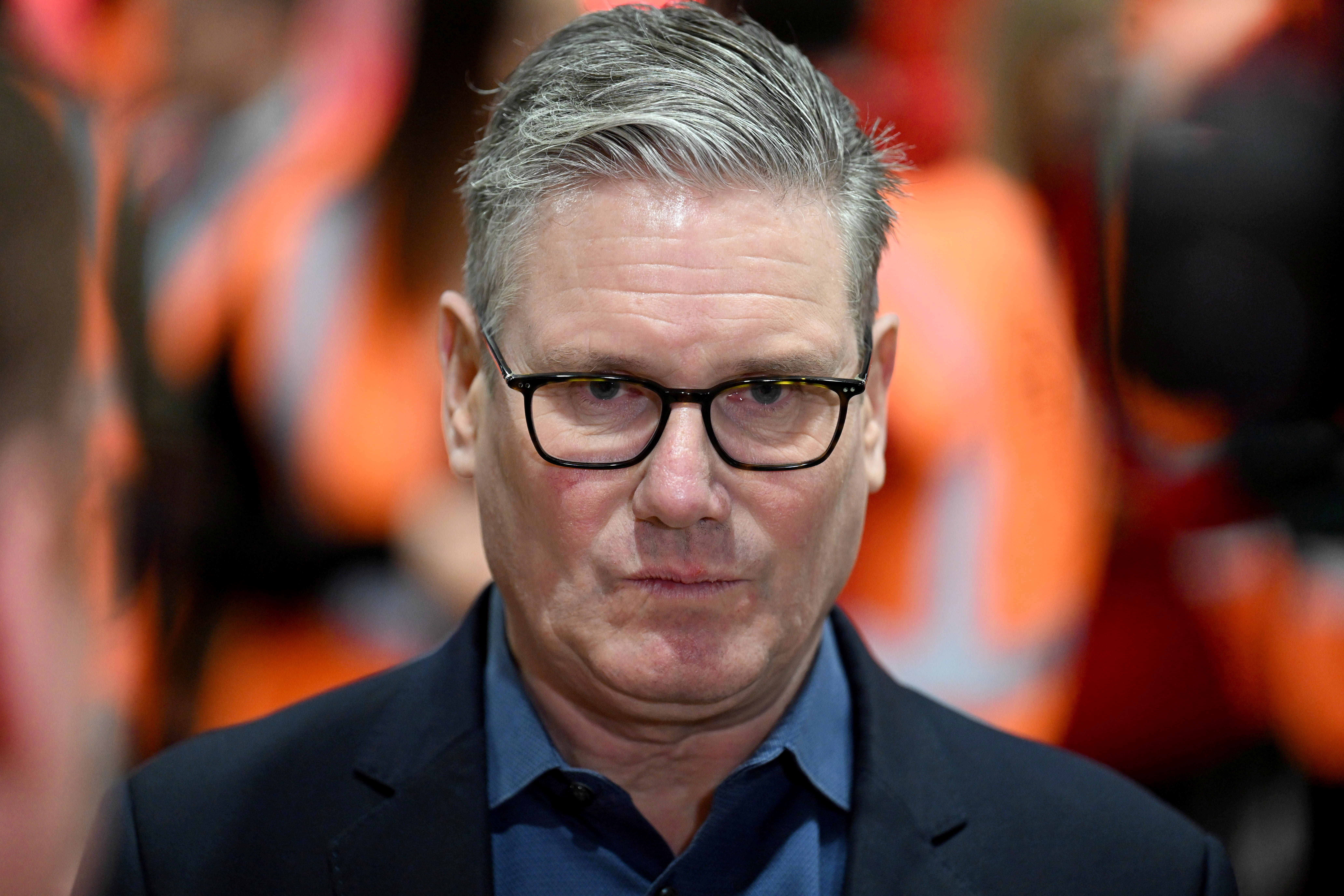 British Prime Minister Keir Starmer attends a Q&A as he visits Taffs Well Depot in Ffordd Bleddyn on February 18, 2026 in Cardiff, Wales. (photo credit: Matthew Horwood/Getty Images)