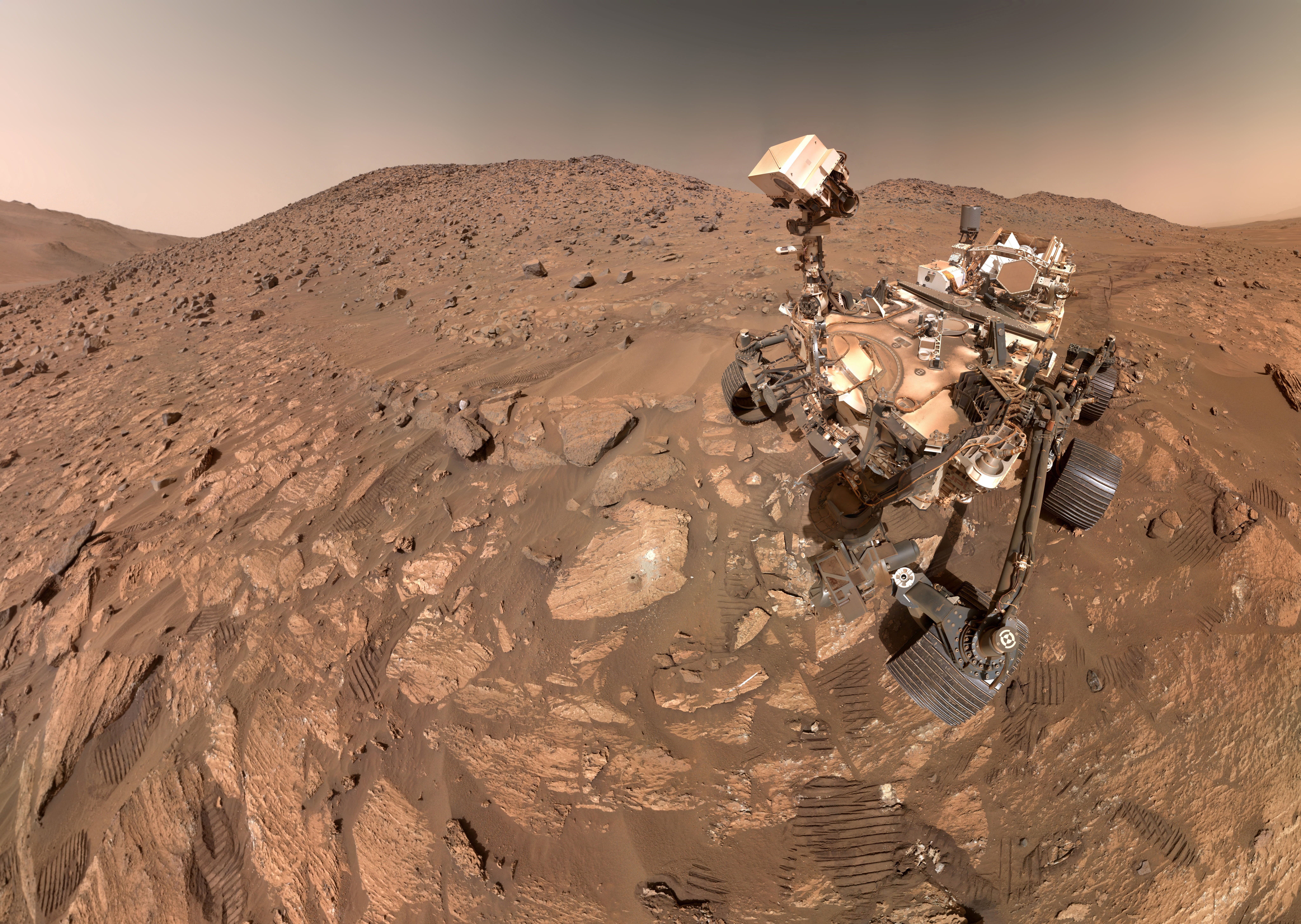 A "selfie" taken by NASA