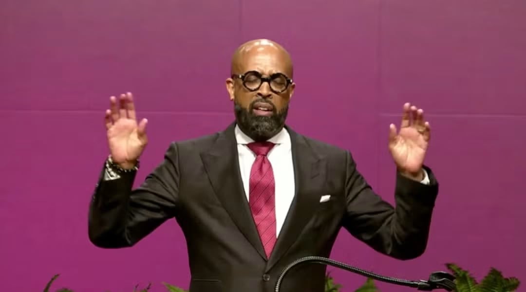 The Rev. Frederick Haynes III  (photo credit: SCREENSHOT VIA YOUTUBE)