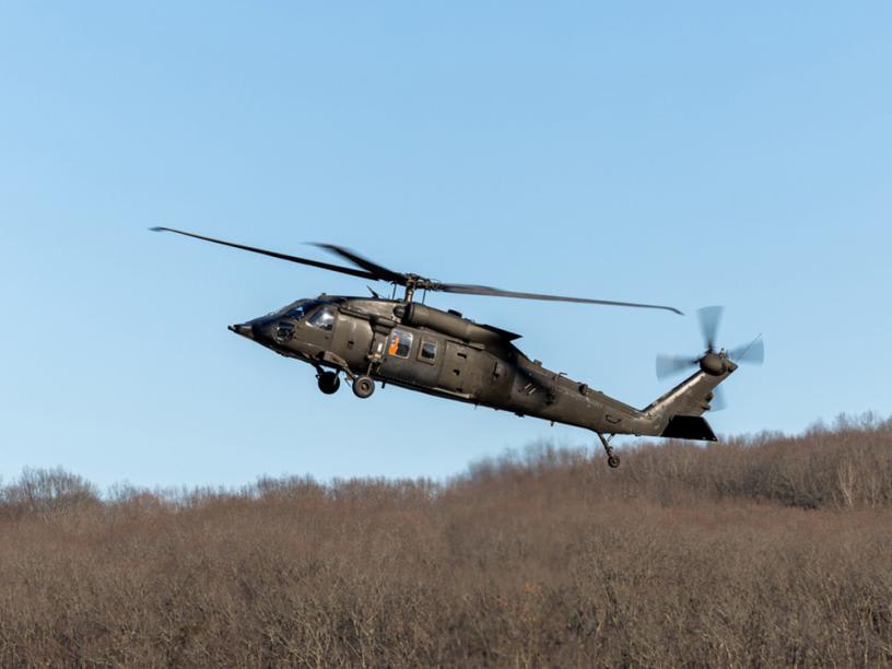 U.S. Army’s experimental H‑60Mx Black Hawk helicopter uses Sikorsky’s MATRIX autonomy suite, which forms the core of the DARPA ALIAS program. (photo credit: LOCKHEED SIKORSKY)