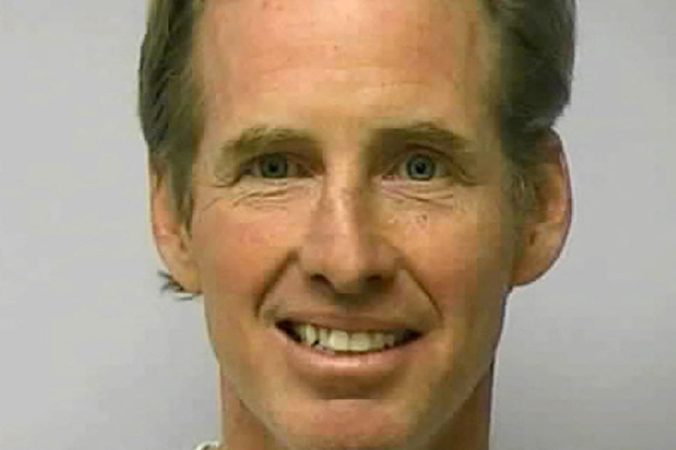  FILE PHOTO: Ryan W. Routh poses in a jail booking photograph in Greensboro, North Carolina, U.S. February 10, 2010. (photo credit: . Guilford County Sheriff’s Office/Handout via REUTERS)