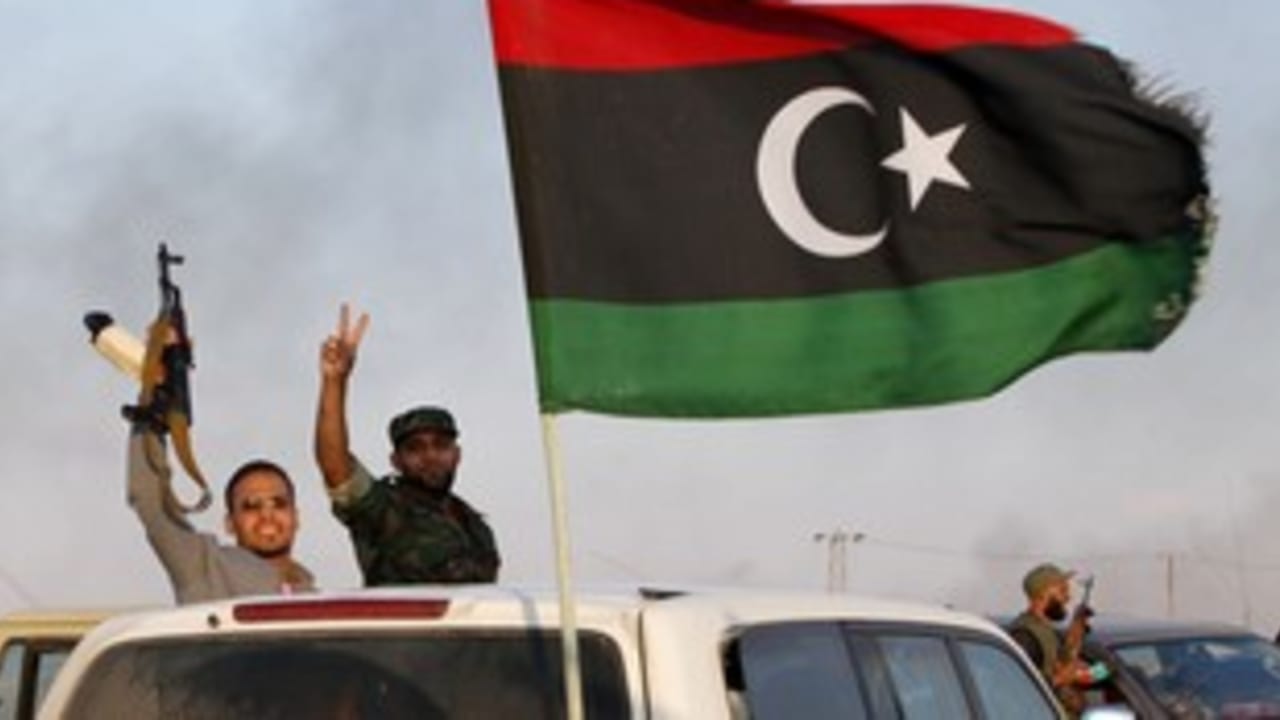 Libyan rebels celebraye in Bani Walid_311