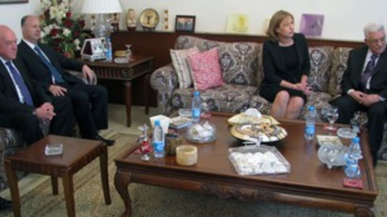 Livni Abbas meeting in Amman 311
