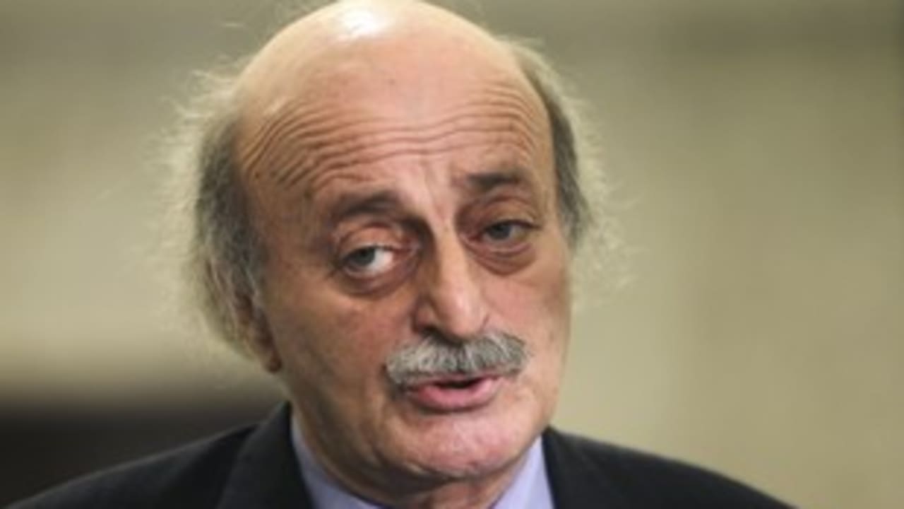 Lebanon's Druse leader Walid Jumblatt 311 R