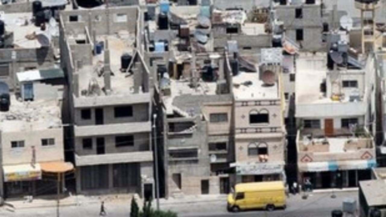 Aerial view of Nablus - 311