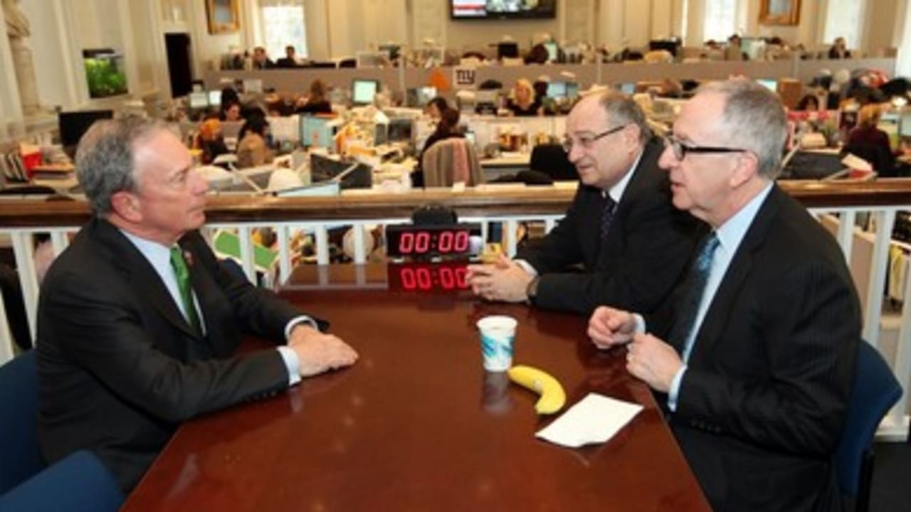New York mayor Michael Bloomberg Technion meeting 390