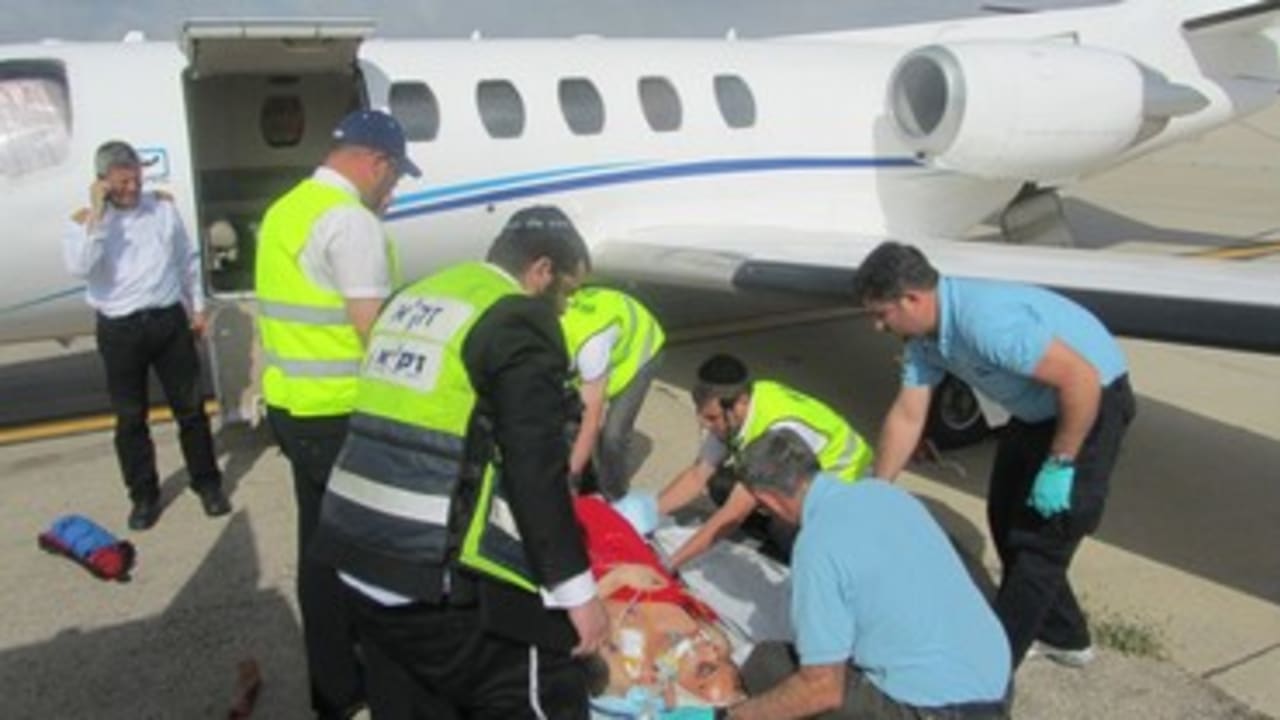 Ukranian anti-Semitism victim arrives in Israel 370