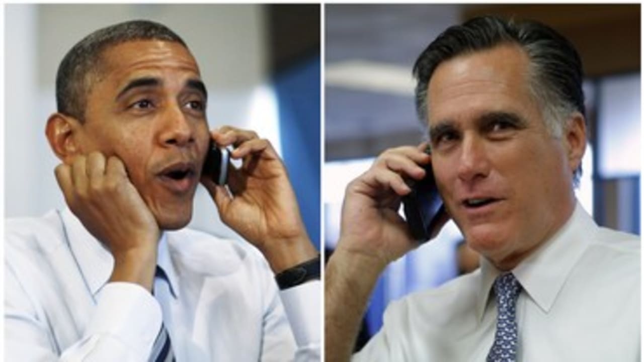 Barak Obama and Mitt Romeny make election calls 370 (R)