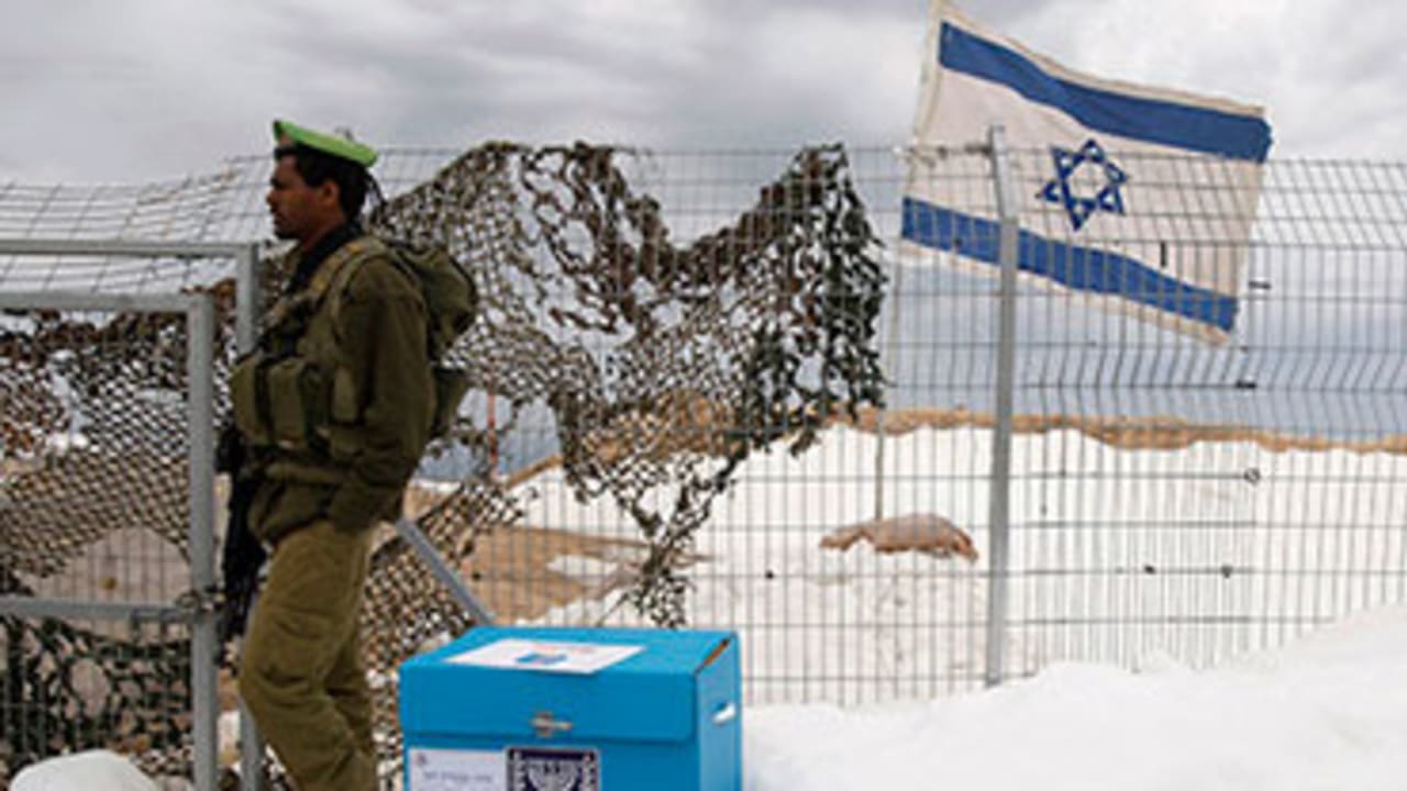 IDF voting Golan 09