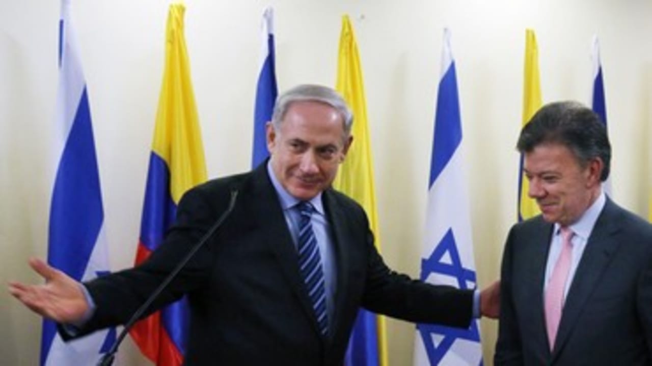 Netanyahu and Columbian PM