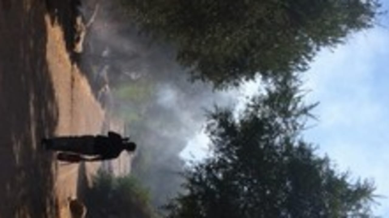 Fire in Valley of the Cross Jerusalem