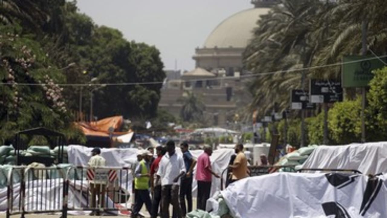 Morsi sit-in camp in Cairo 370