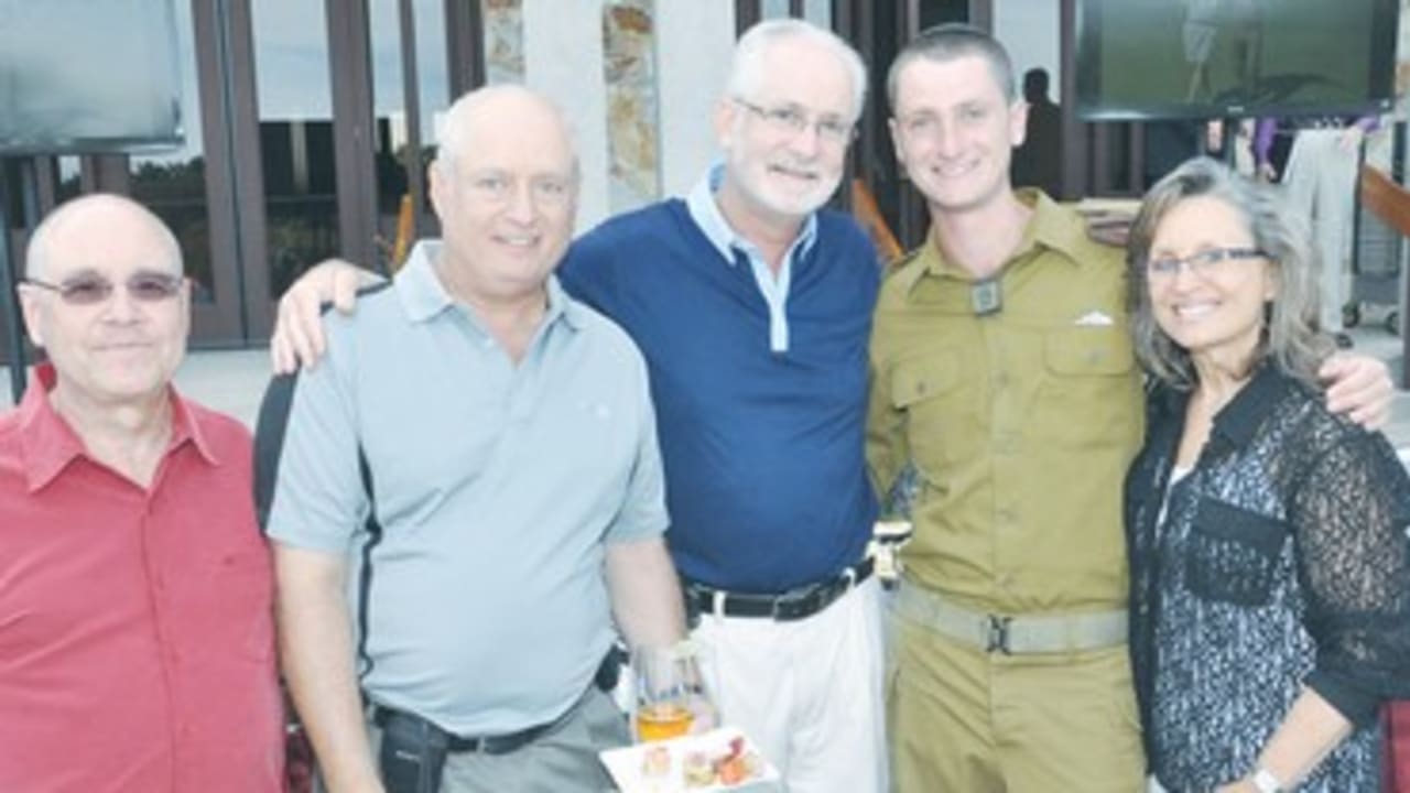 CPL. MAX (second from right), is serving in golani 370