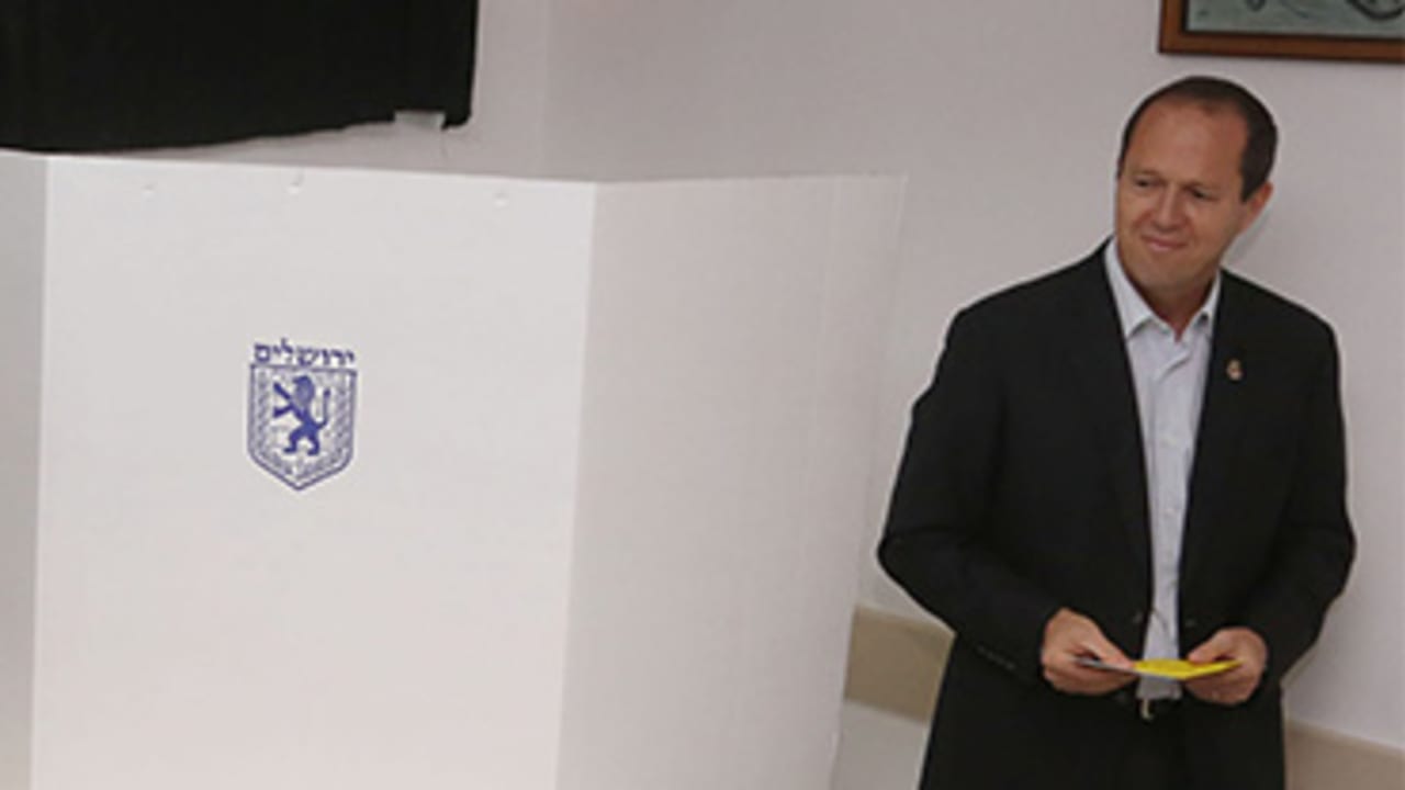 Barkat Jerusalem elections 370