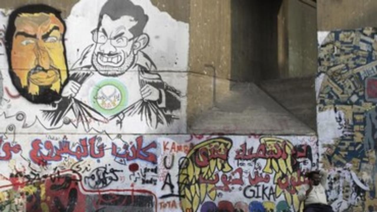 Anti-Morsi graffiti 370