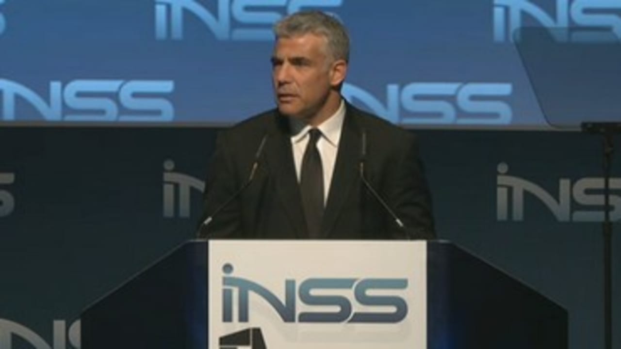 Finance Minister Yair Lapid addresses the INSS conference in Tel Aviv, January 29, 2014.