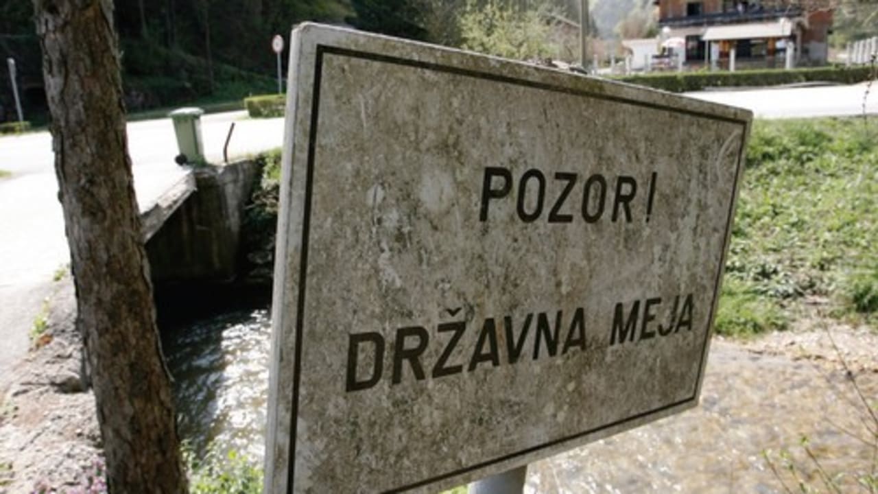 A signpost in eastern Slovenia.