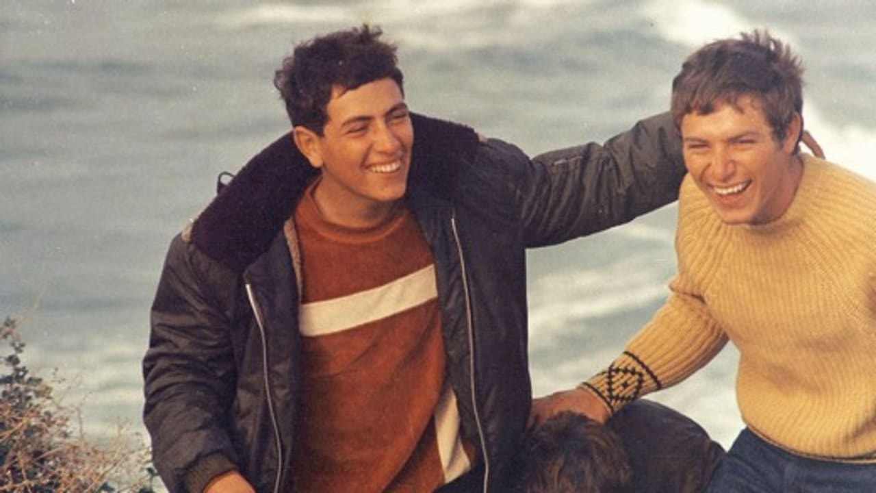 ALMOG (right) embraces his late brother Eran