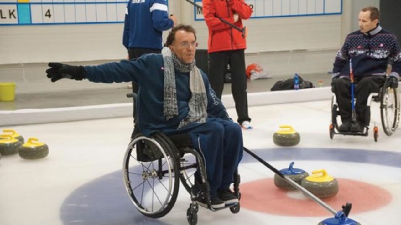 Israeli wheelchair curlers