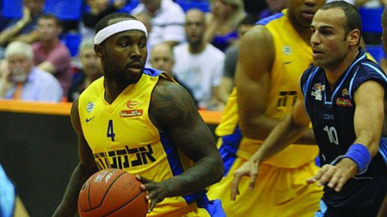 The BSL semifinals resume tonight, with Tyrese Rice (4) and Maccabi Tel Aviv to visit Afik Nissim (right) and Hapoel Eilat