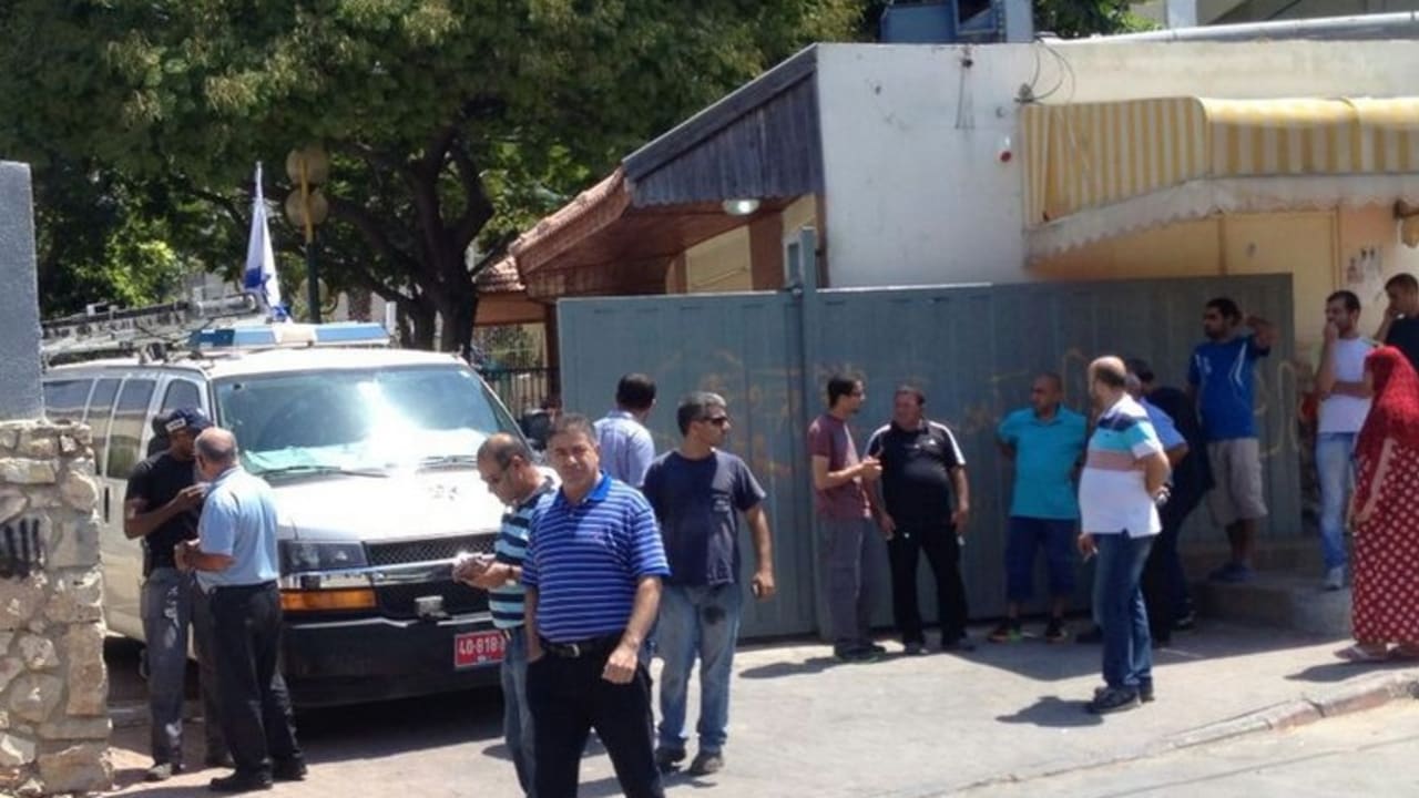 Scene of school shooting in Taibe‏