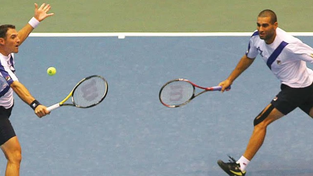 Tennis duo Erlich and Ram 
